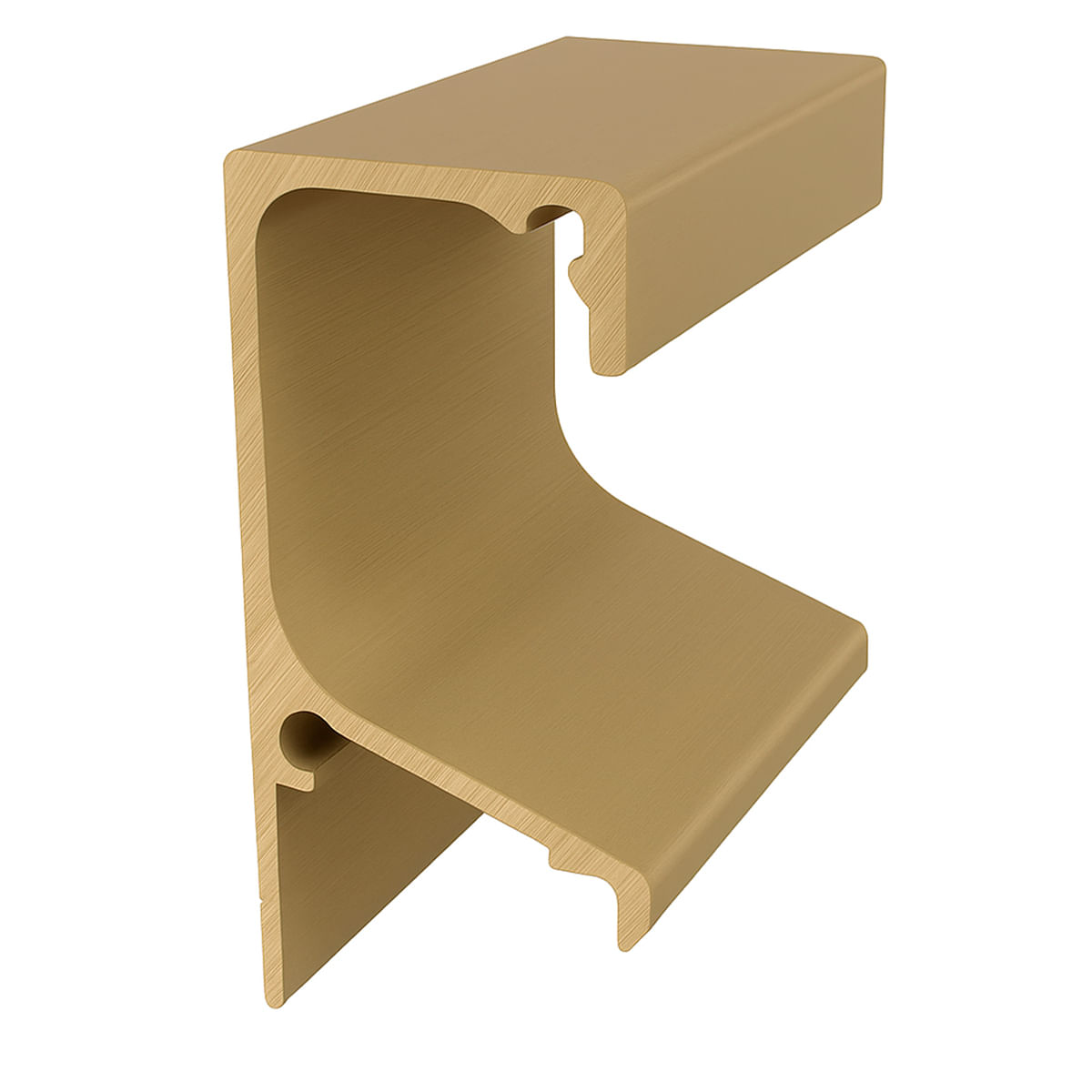 Puxador Perfil Rm-175 3 Metros Para 18mm Champagne 1001 Rometal 60115_0